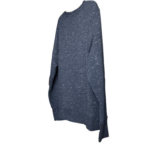 TEK GEAR ULTRASOFT FLEECE LONG SLEEVE PULL-OVER SWEATSHIRT, WOMENS, XL, BLUE - Picture 5 of 11